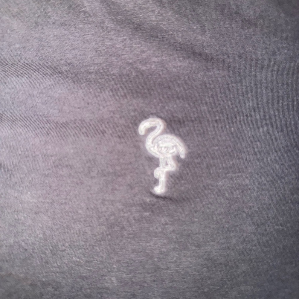 Charcoal Flamingo Emblem Tee - Picture 4 of 7